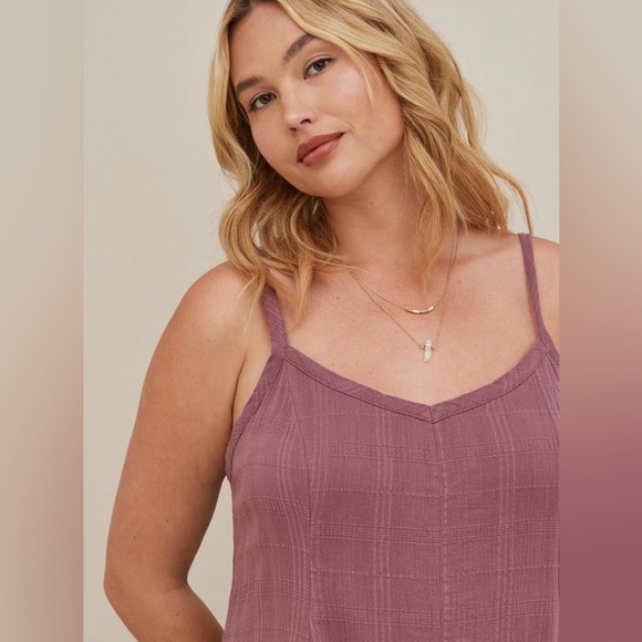 Torrid Maxi Cotton Textured Trapeze Dress size 3 - Picture 4 of 13